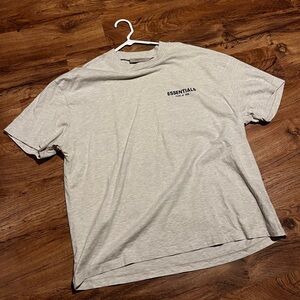 Essentials Light Gray Short Sleeve Tee